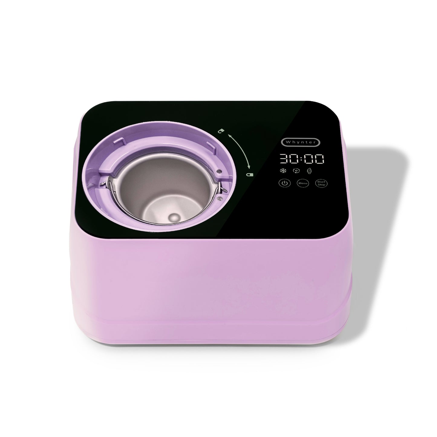 Whynter Compact Ice Cream Maker 0.8 Quart – Lilac Haze, Stainless Steel Bowl