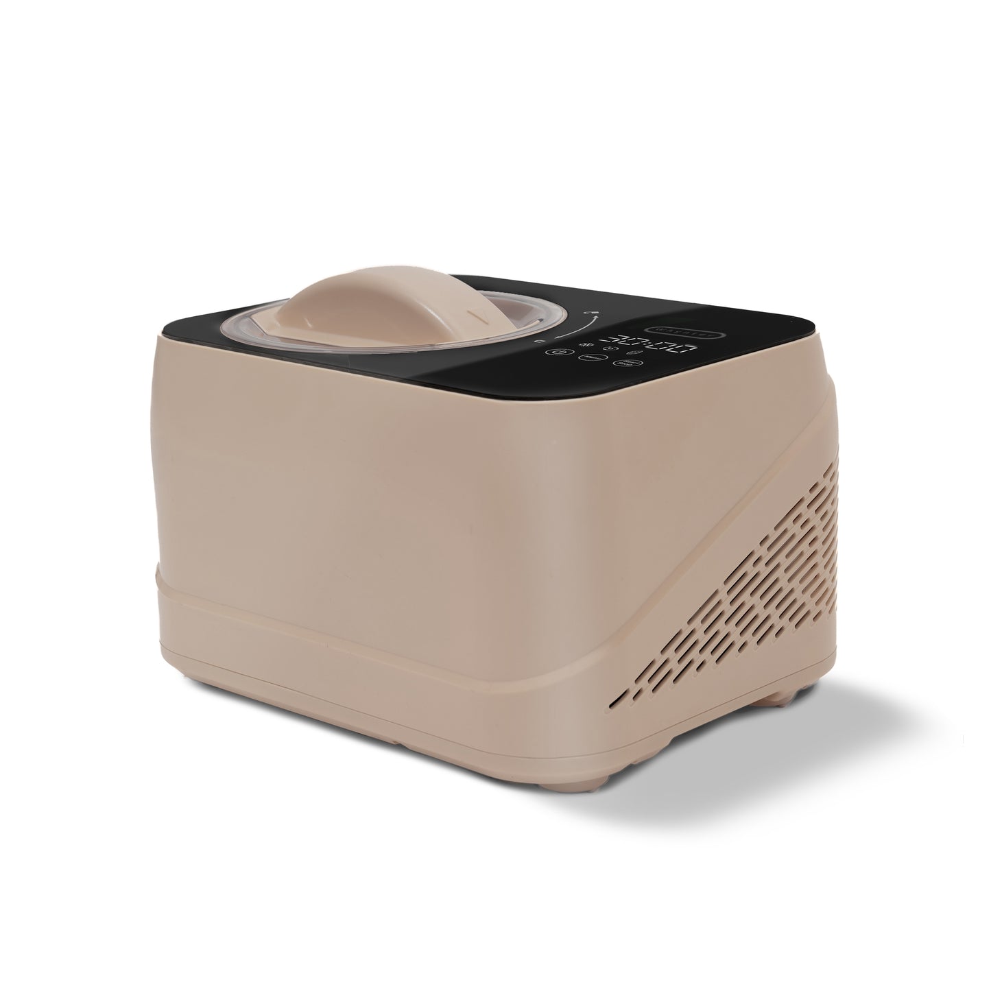 Whynter Compact Ice Cream Maker 0.8 Quart – Taupe Latte, Stainless Steel Bowl