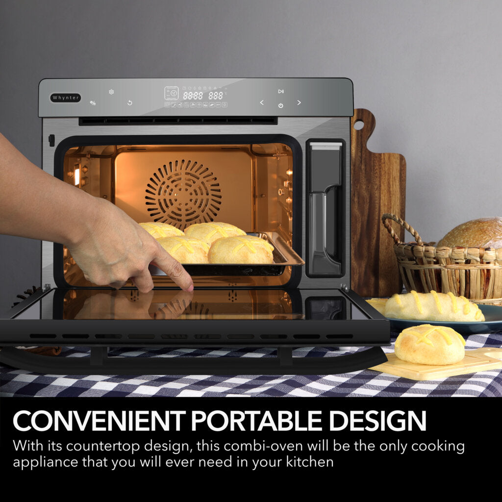 Whynter TSO-488GB Grande 40-Quart Multi-Function Countertop Oven – Steam, Air Fry, Bake & More in One Smart Appliance