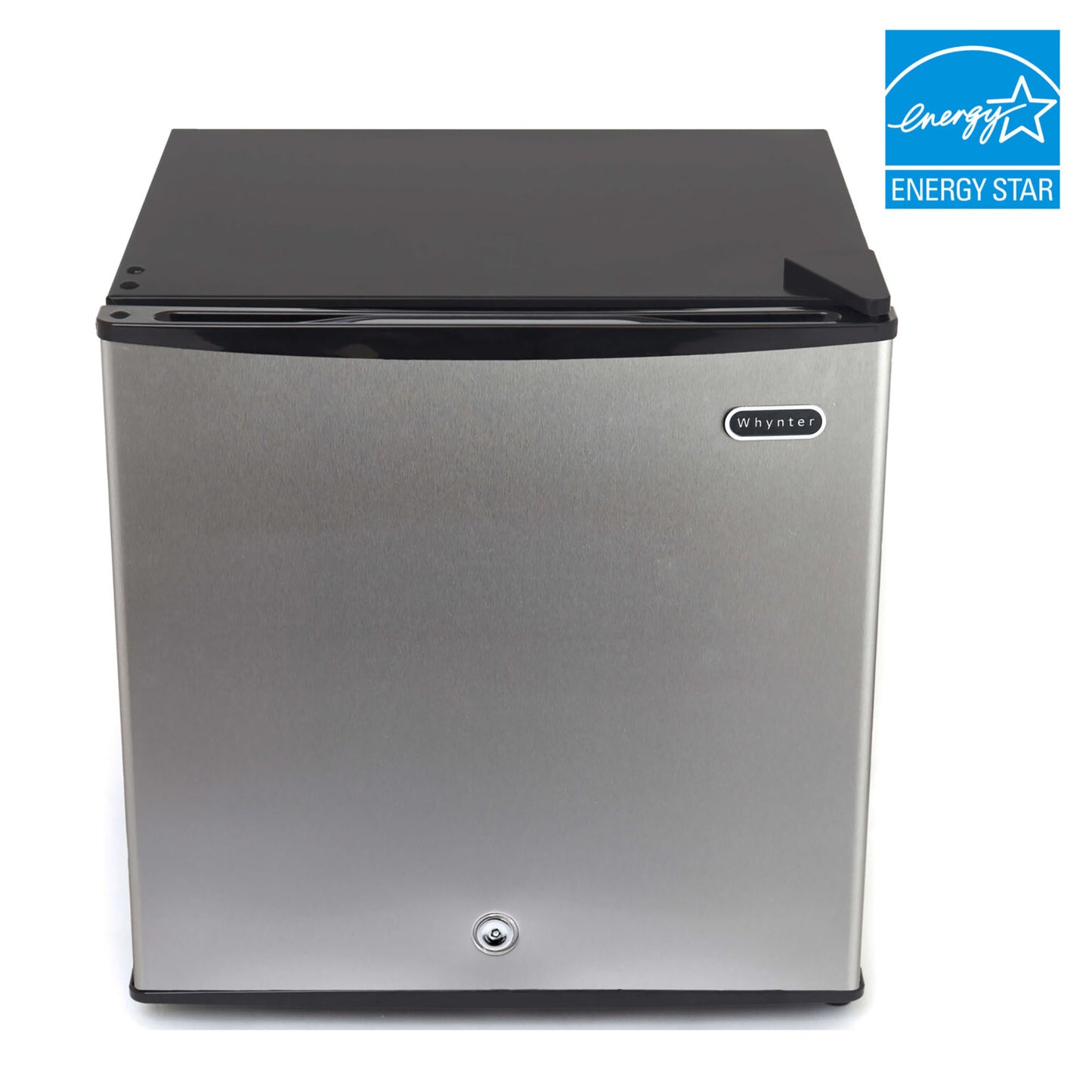 Whynter CUF-112SS 1.1 cu ft upright freezer with lock, stainless steel