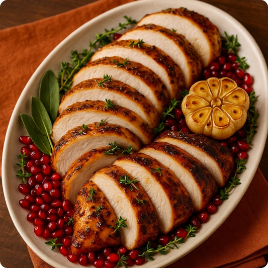 Mini Maple-Glazed Turkey Breasts: The Perfect Small Thanksgiving Recipe for Juicy Golden Perfection