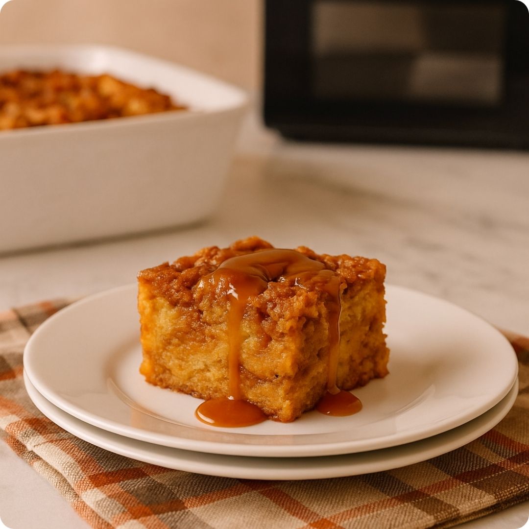 Pumpkin Spice Bread Pudding Recipe | Moist & Golden