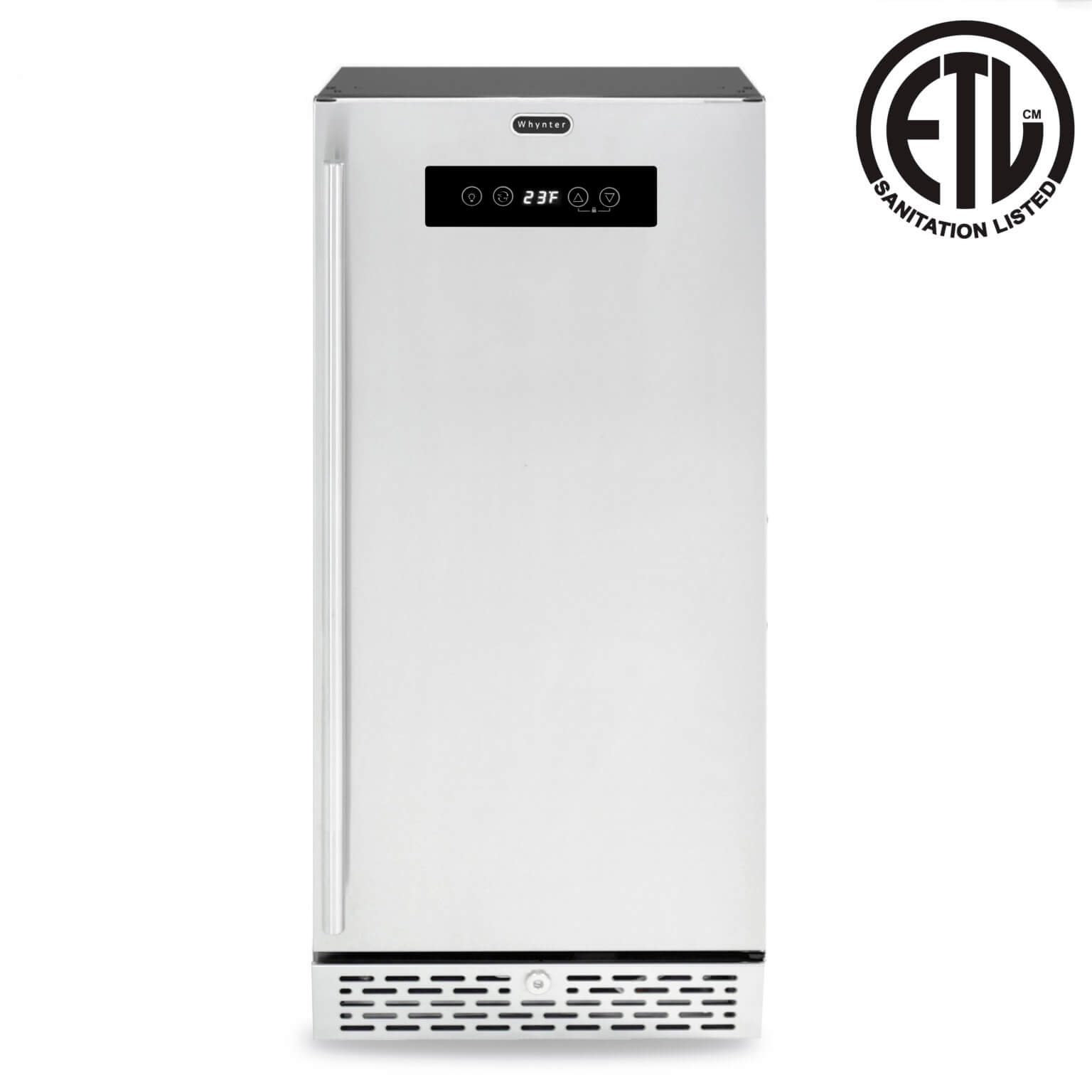Whynter BEF-286SB stainless steel 2.9 cu ft built-in or freestanding beer keg froster beverage refrigerator