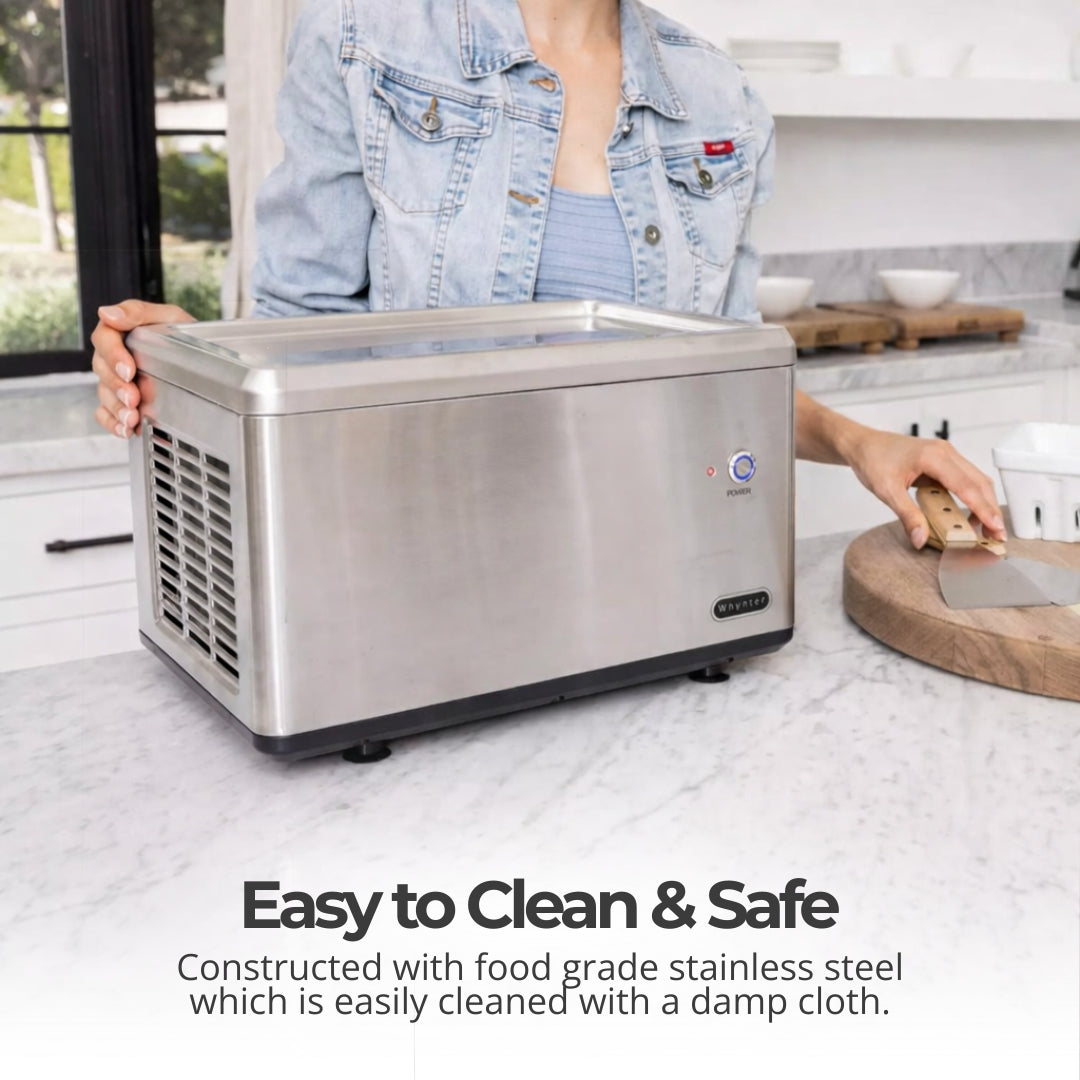 Whynter Automatic Rolled Ice Cream Maker with Built-In Compressor | ICR-300SS