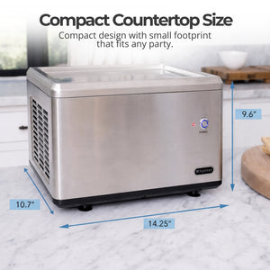 Whynter Automatic Rolled Ice Cream Maker with Built-In Compressor | ICR-300SS
