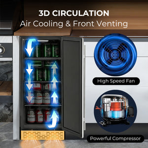 Whynter Beer Keg Froster Beverage Fridge | BEF-286SB