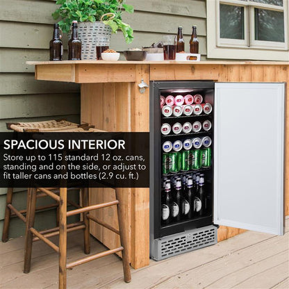 Whynter BEF-286SB 2.9 cu ft Beer Keg Froster – Built-In/Free-Standing