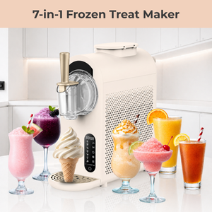 Whynter 7-in-1 Soft Serve Ice Cream Maker & Slushy Machine with Built-In Compressor | ICS-167GW