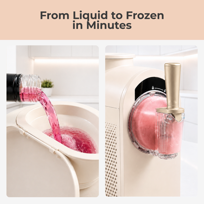 Whynter ICS-167-GW 7-in-1 Soft Serve Ice Cream & Slushy Maker | 1.6 Qt Built-in Compressor, 5 Firmness Levels, Touch Control