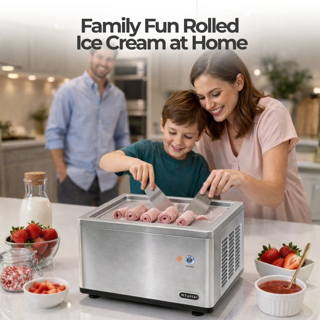 Whynter Automatic Rolled Ice Cream Maker with Built-In Compressor | ICR-300SS