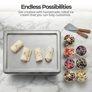 Whynter Automatic Rolled Ice Cream Maker with Built-In Compressor | ICR-300SS