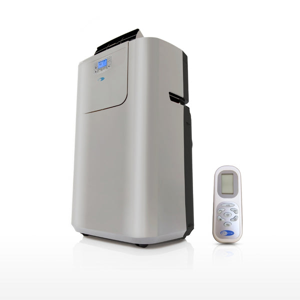 Whynter ARC-122DS 7,000 (DOE) BTU Portable Air Conditioner Cools 400 Sq. Ft. with Dehumidifier, Remote, and Filter in Gray