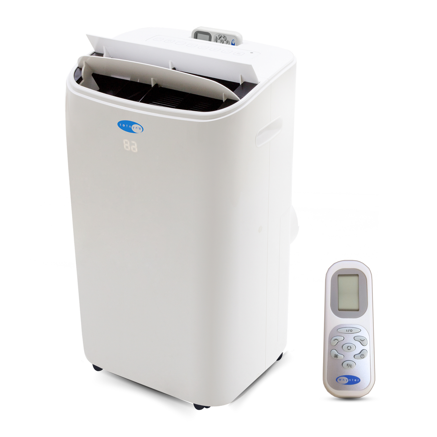 Whynter ARC-147WF 14,000 BTU (10,000 BTU SACC) Dual Hose Cooling Portable Air Conditioner, Dehumidifier, and Fan with Remote Control, HEPA, and Carbon Filter, up to 500 sq ft in White