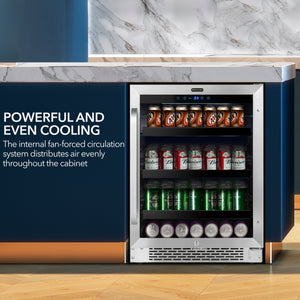 Whynter 182-Can Built-In Beverage Fridge | BBR-148SB