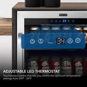 Whynter 182-Can Built-In Beverage Fridge | BBR-148SB