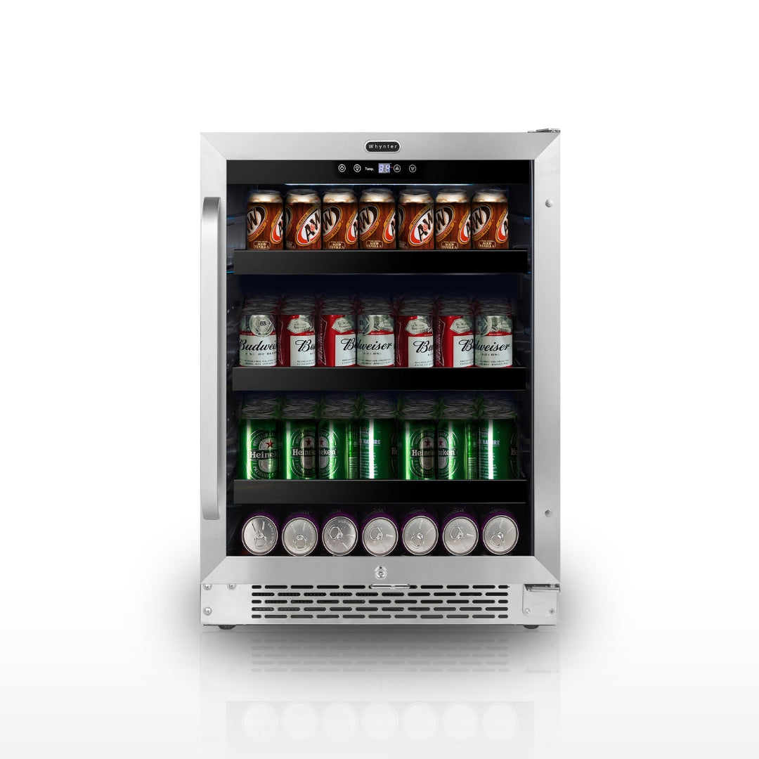 Whynter 182-Can Built-In Beverage Fridge | BBR-148SB