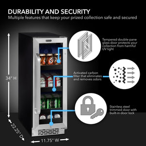 Whynter 76-Can Built-In Beverage Fridge | BBR-638SB