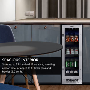 Whynter 76-Can Built-In Beverage Fridge | BBR-638SB