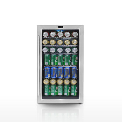 Whynter BR‑130SB 127‑Can Stainless Beverage Fridge