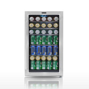 Whynter 127-Can Beverage Fridge, Stainless | BR-130SB