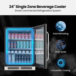 Whynter 166-Can Built-In Beverage Fridge | BSR-140SB