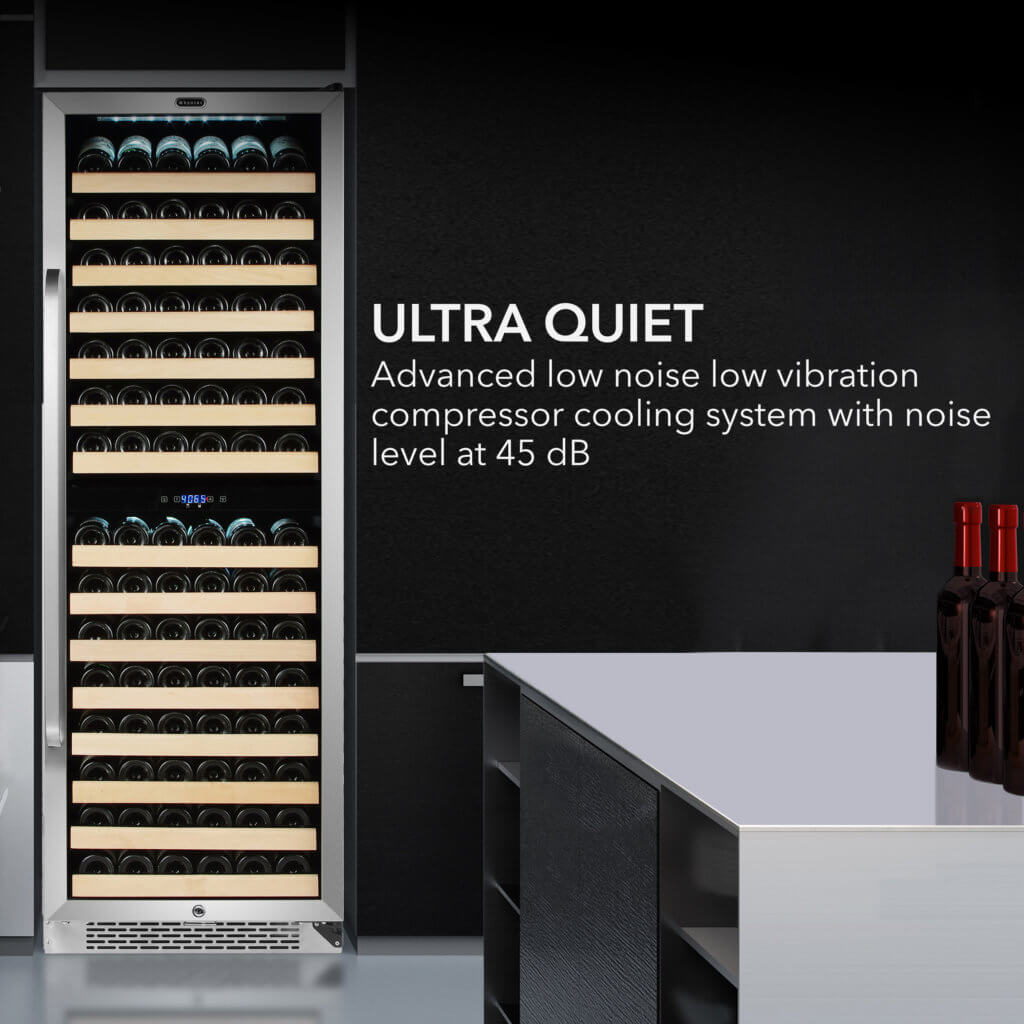 Whynter 164-Bottle Dual Zone Wine Fridge | BWR-1642DZ