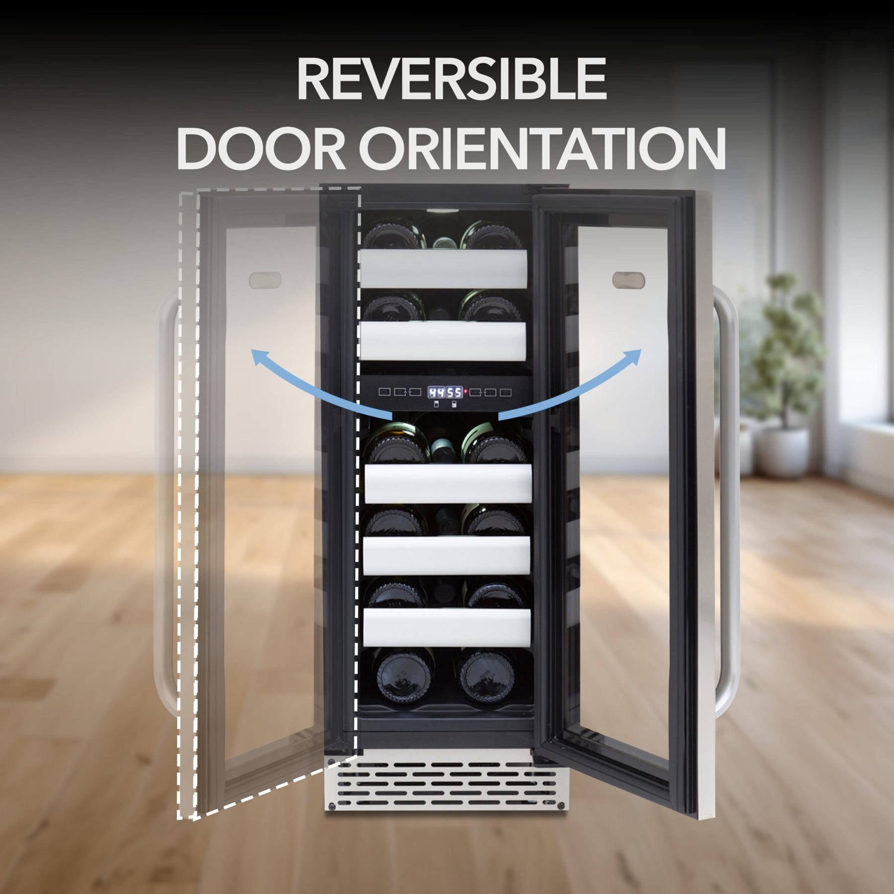 Whynter 17-Bottle Dual Zone Wine Cooler | BWR-171DS