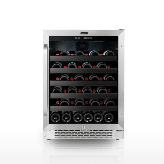 Whynter BWR‑408SB 24″ Built‑In/Undercounter 46‑Bottle Wine Refrigerator – Stainless Steel Trim, Digital Control & Lock