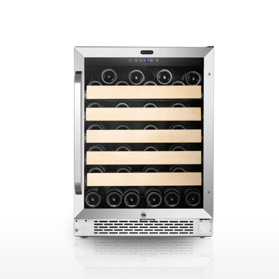 Whynter BWR‑541STS 24″ Built‑In/Undercounter 54‑Bottle Wine Refrigerator – Stainless Steel Trim