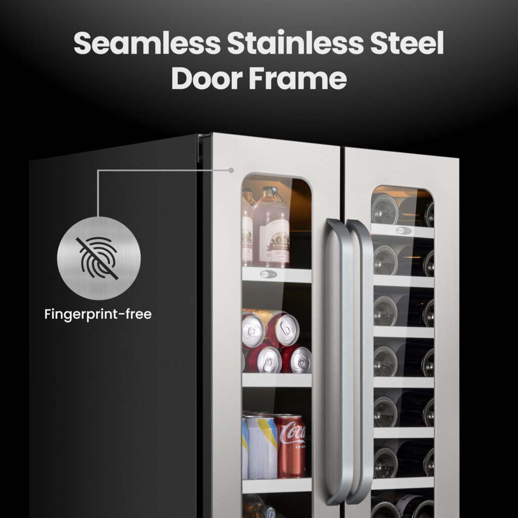 Whynter Dual Zone Wine & Beverage Fridge | BSR-6020FDS