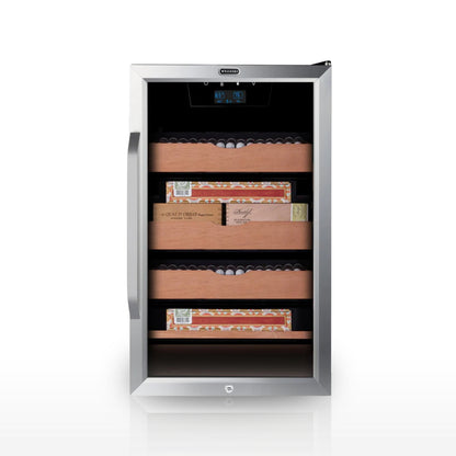 Whynter CHC‑421HC 4.2 cu ft Cigar Cabinet Cooler & Humidor – Holds 650+ Cigars, Temperature & Humidity Control