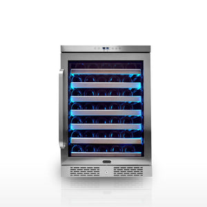 Whynter 54-Bottle Wine Fridge, Lightshow | BWR-545XS