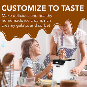 Whynter 1.28 Quart Automatic Ice Cream Maker with Built-In Compressor | ICM-128WS