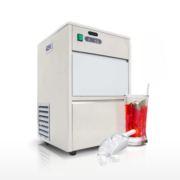 Whynter FIM‑450HS 15 in. 44 lbs Freestanding Ice Maker Bullet-shaped in Stainless Steel