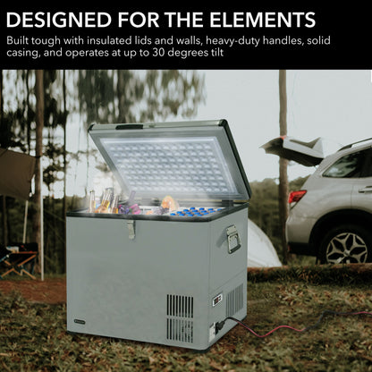 Whynter FM-45G 45 Qt Portable Fridge/Freezer – AC/DC, Travel Ready