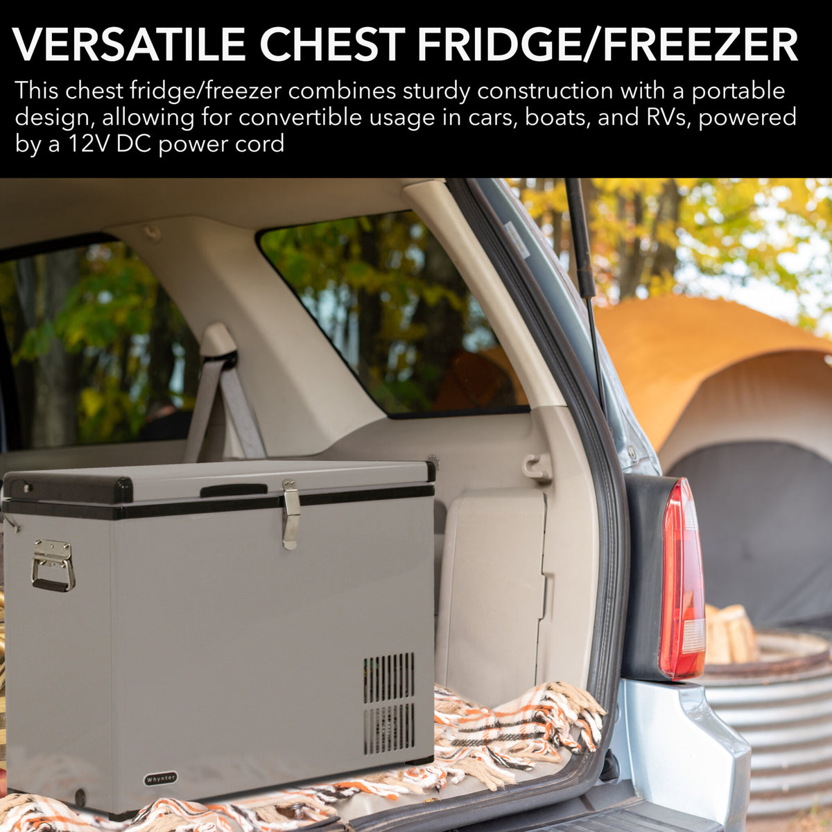 Whynter 45 Qt Portable Fridge/Freezer, AC/DC | FM-45G