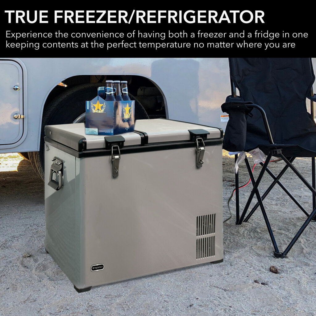 Whynter 62 Qt Dual Zone Portable Fridge/Freezer | FM-62DZ