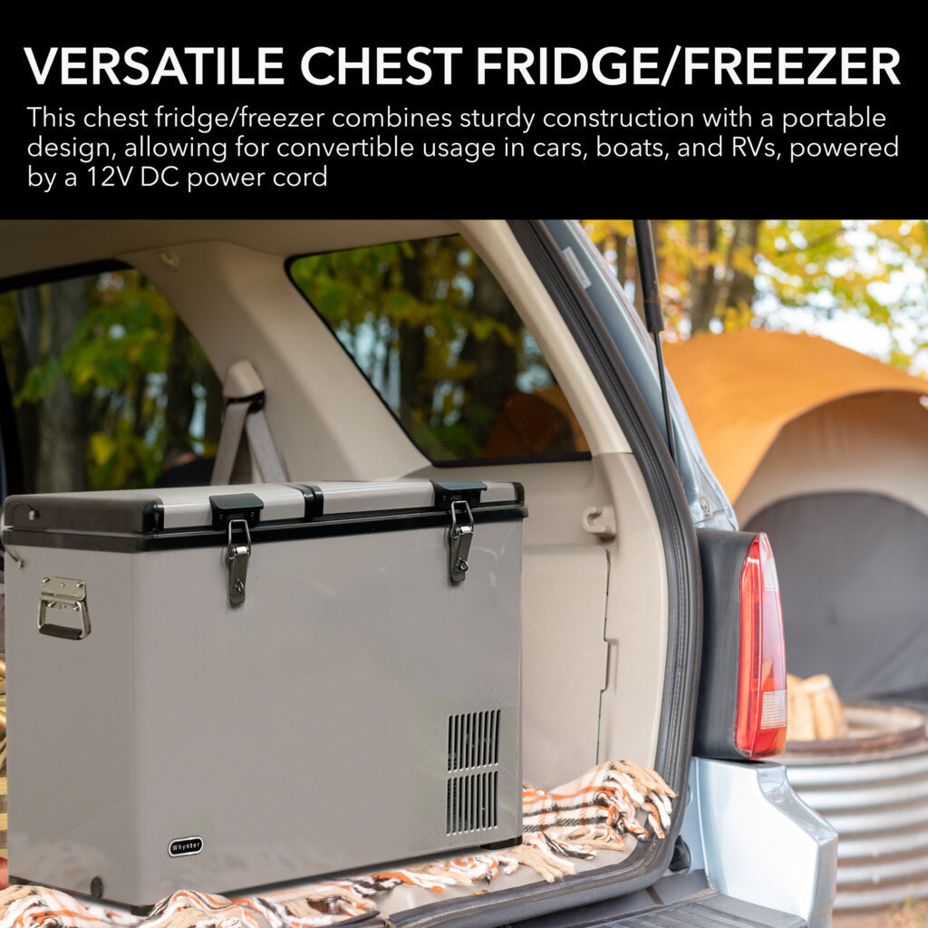 Whynter 62 Qt Dual Zone Portable Fridge/Freezer | FM-62DZ