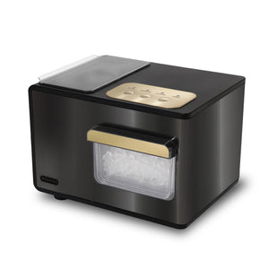Whynter IBX-388BG Black and gold electronic device on a white background