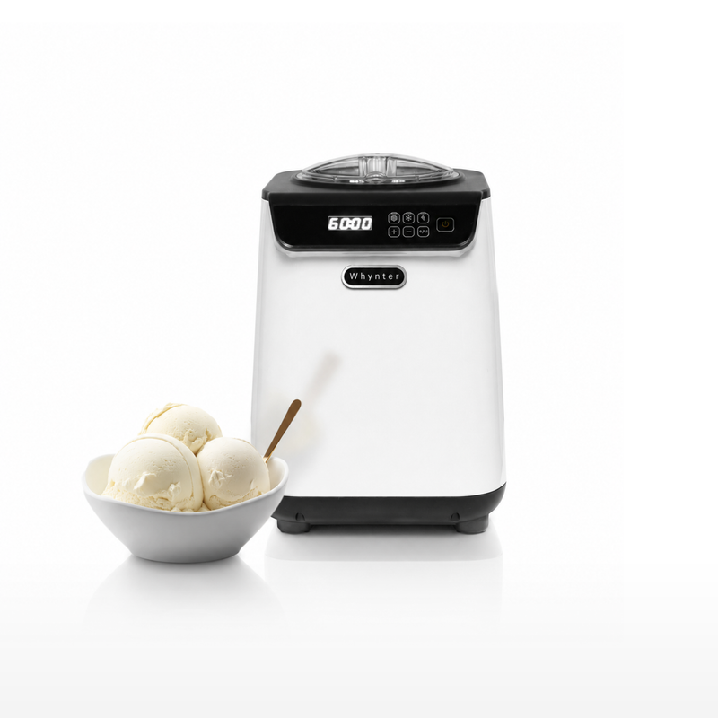 Whynter 1.28 Quart Automatic Ice Cream Maker with Built-In Compressor | ICM-128WS
