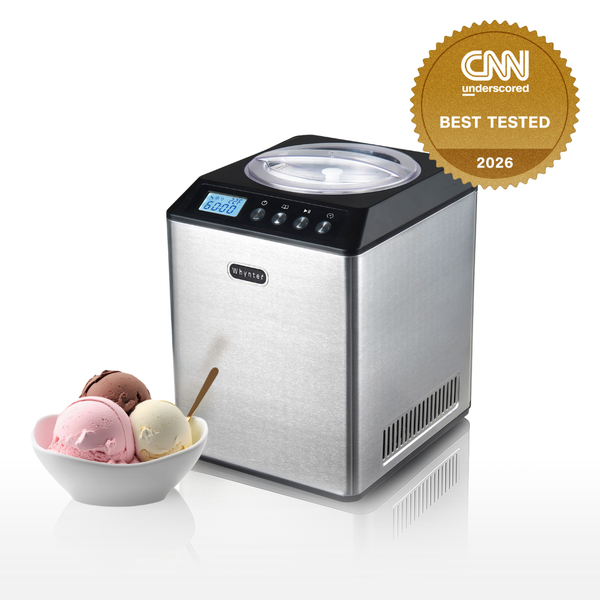 Whynter 2.1 Quart Automatic Ice Cream Maker with Built-In Compressor | ICM-201SB