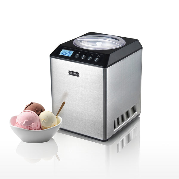 Whynter ICM-201SB 2.1 qt. Stainless Steel Upright Ice Cream Maker with Built-In Timer and Automatic Shut Off