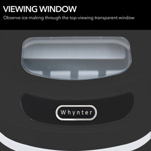 Whynter 27 Lb Countertop Ice Maker, Black | IMC-270MB