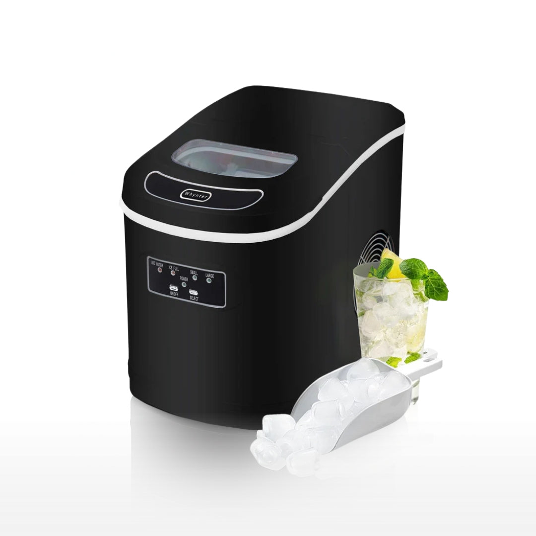 Whynter 27 Lb Countertop Ice Maker, Black | IMC-270MB