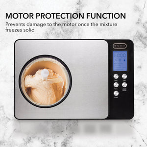 Whynter 2.1 Quart Automatic Ice Cream & Yogurt Maker with Built-In Compressor | ICM-220SSY