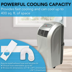 Whynter 12,000 BTU Portable Air Conditioner, Dehumidifier & Fan | ARC-12S