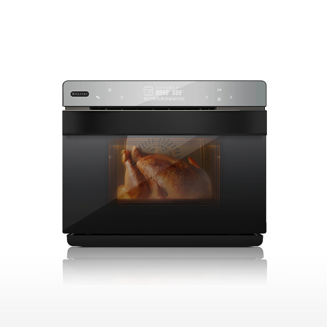 Whynter TSO-488GB 40 qt Countertop Multi-Function Intelligent Convection Steam Oven Air Fryer, Yogurt Maker, Dehydrator, DIY Mode in Black