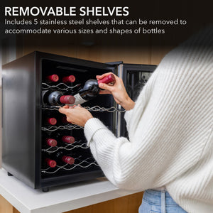 Whynter 20-Bottle Thermoelectric Wine Cooler | WC-201TD