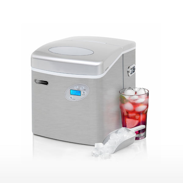 Whynter IMC-490SS Portable Countertop Ice Maker – 49 lb Daily Capacity, Stainless Steel, No Plumbing Required