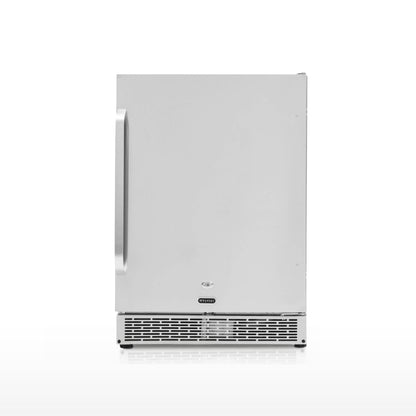 Whynter BOR-53024-SSW 24” Built-In Indoor/Outdoor Beverage Refrigerator – 5.3 cu ft Stainless Steel Cooler, ENERGY STAR®, Lock & Wheels